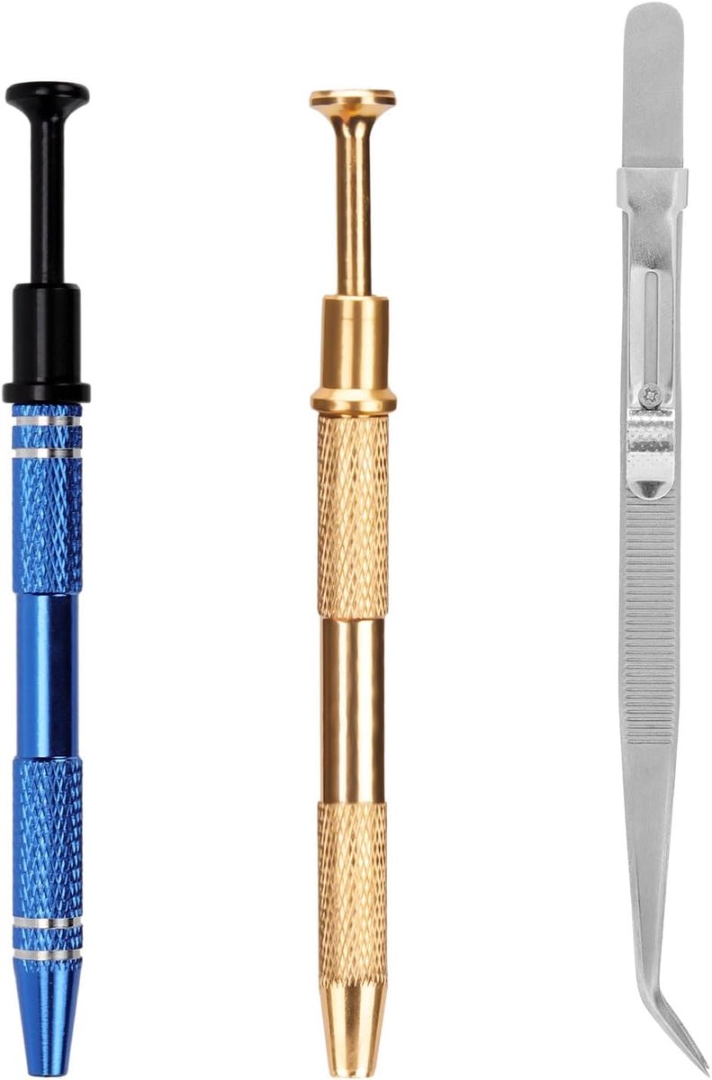 3st Piercing Ball Grabber Tool, Earring Ball Holder Sieraden Claw Grabber & Prong Pincet Juwelier's Pick-up Tool Piercing Removal Tool voor Het Verwisselen van Sieraden Kralen Edelstenen