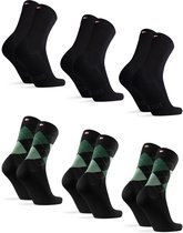 DANISH ENDURANCE Bamboe Sokken - Ademende Antizweet Sokken Zacht - Unisex - 6 Paar - Maat 43-47