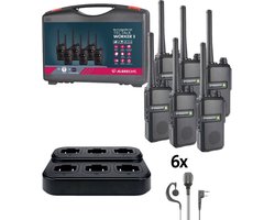 Albrecht Tectalk Worker 3 29827 PMR-portofoon Set van 6 stuks