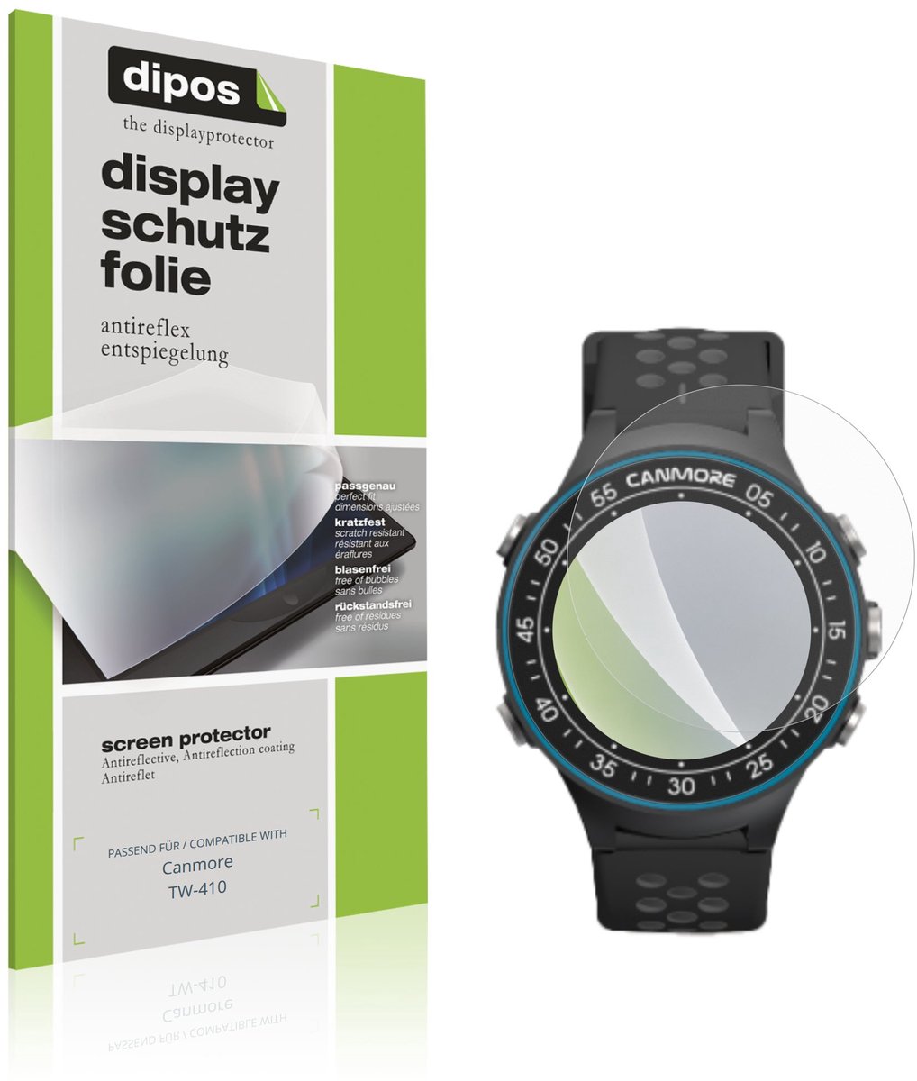 dipos – 6x Matte Beschermfolie geschikt voor Canmore TW-410 | Krasbestendige & antireflecterende Screenprotector Ultra-Thin