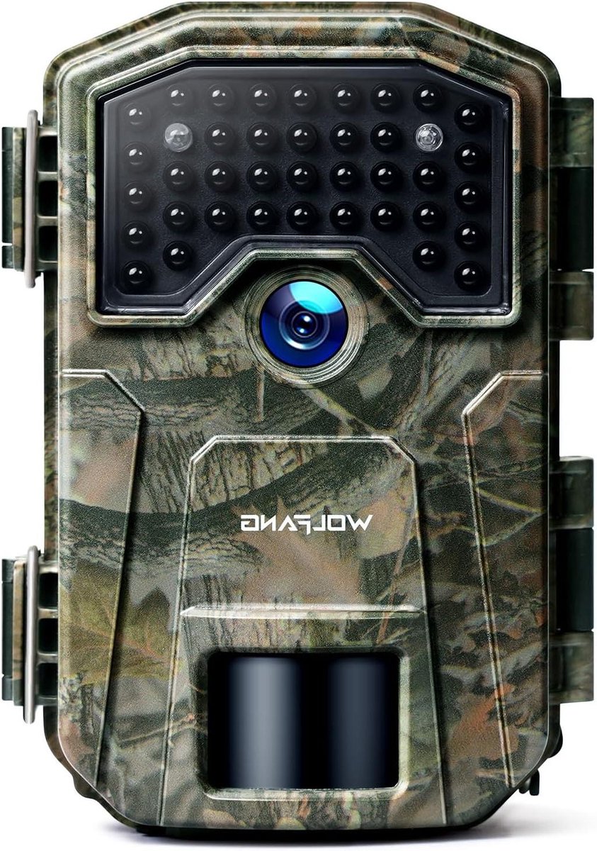 Wildcamera - Nachtzicht Camera - Dieren Observeren - 4K 48MP Resolutie - IP66 Waterdicht - Camouflage