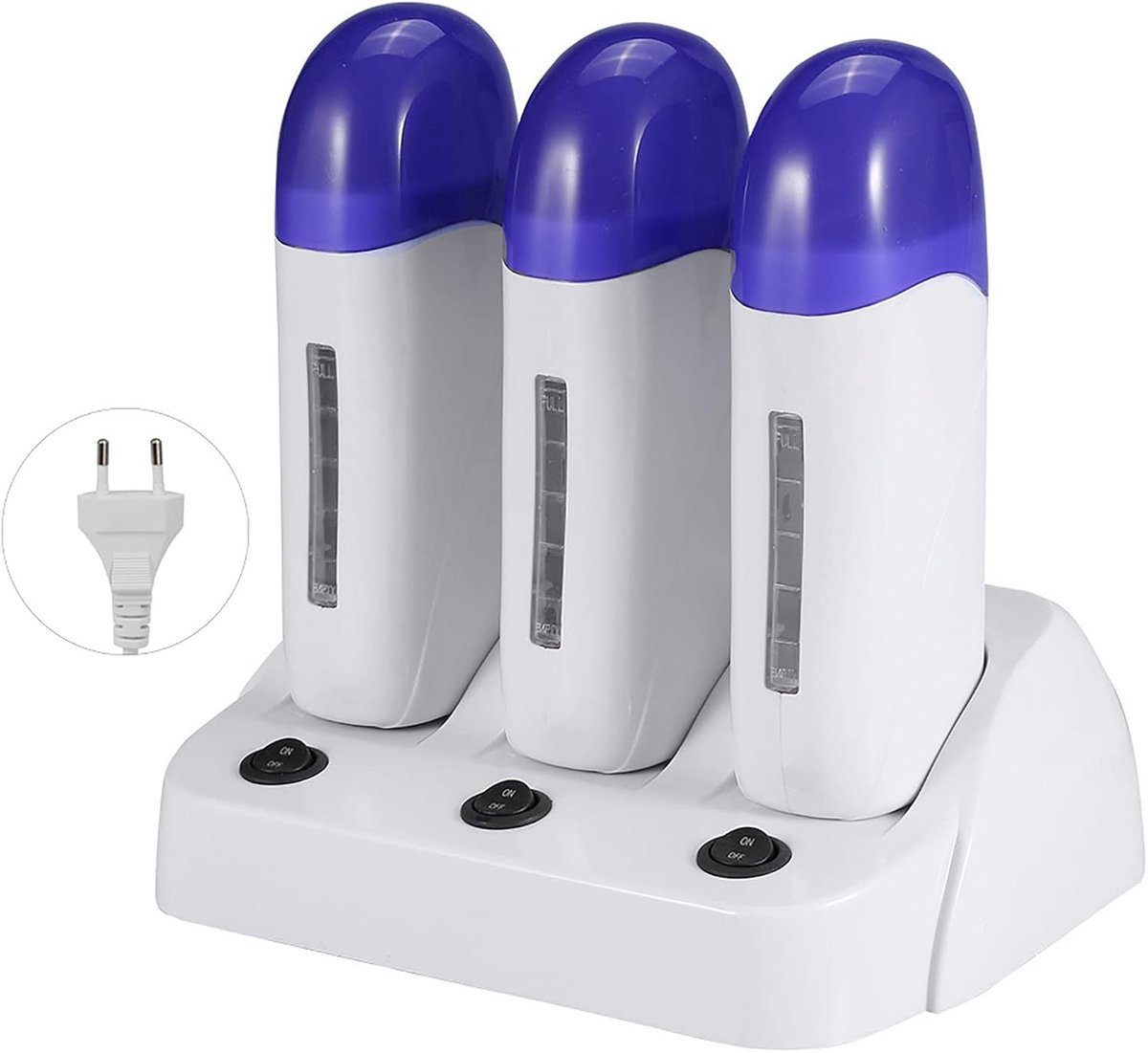 Wasverwarmer voor ontharing, elektrische waxverwarmer, waxverwarmer, waxverwarmer, waxverwarmer, waxverwarmer voor cartridgewas, machine voor (Europese standaard drie zits)