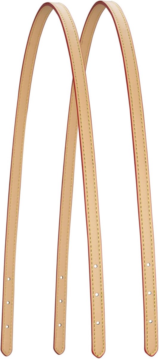 microvezel lederen tasriem vervanging tote tas handtas schoudergrepen 2 stuks, abrikoos, 1,2 cm