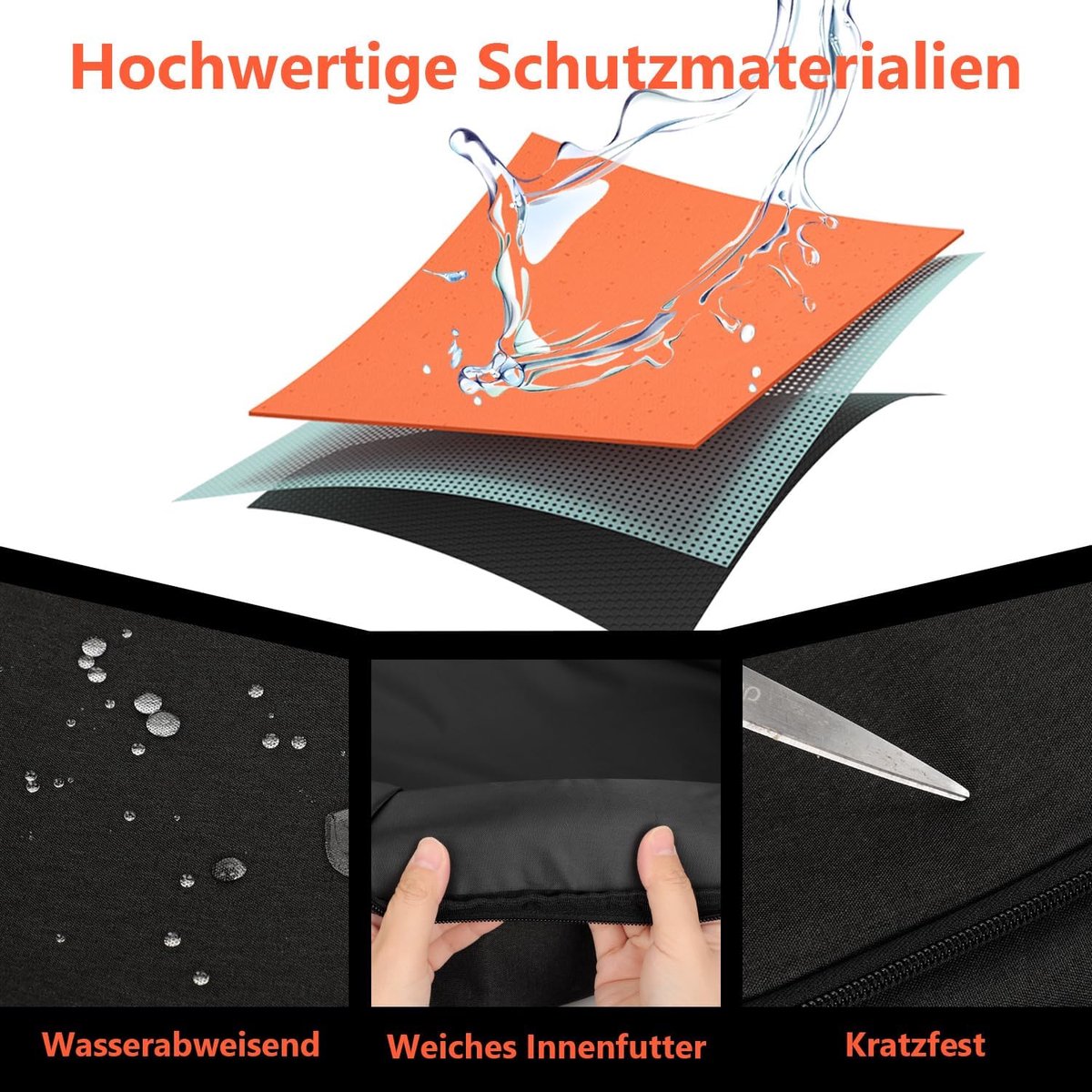 draagtas compatibel met Ooni Karu 12 & Karu 2, draagtas voor pizzaoven, accessoires, outdoor transporttas met schoorsteenzakken, waterafstotend, robuust, alleen tas – foto 2