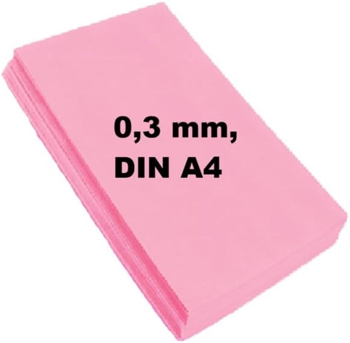 Paper Wafelpapier Wafelpapier DIN A4, 0,30 mm, 25 vellen - Roze