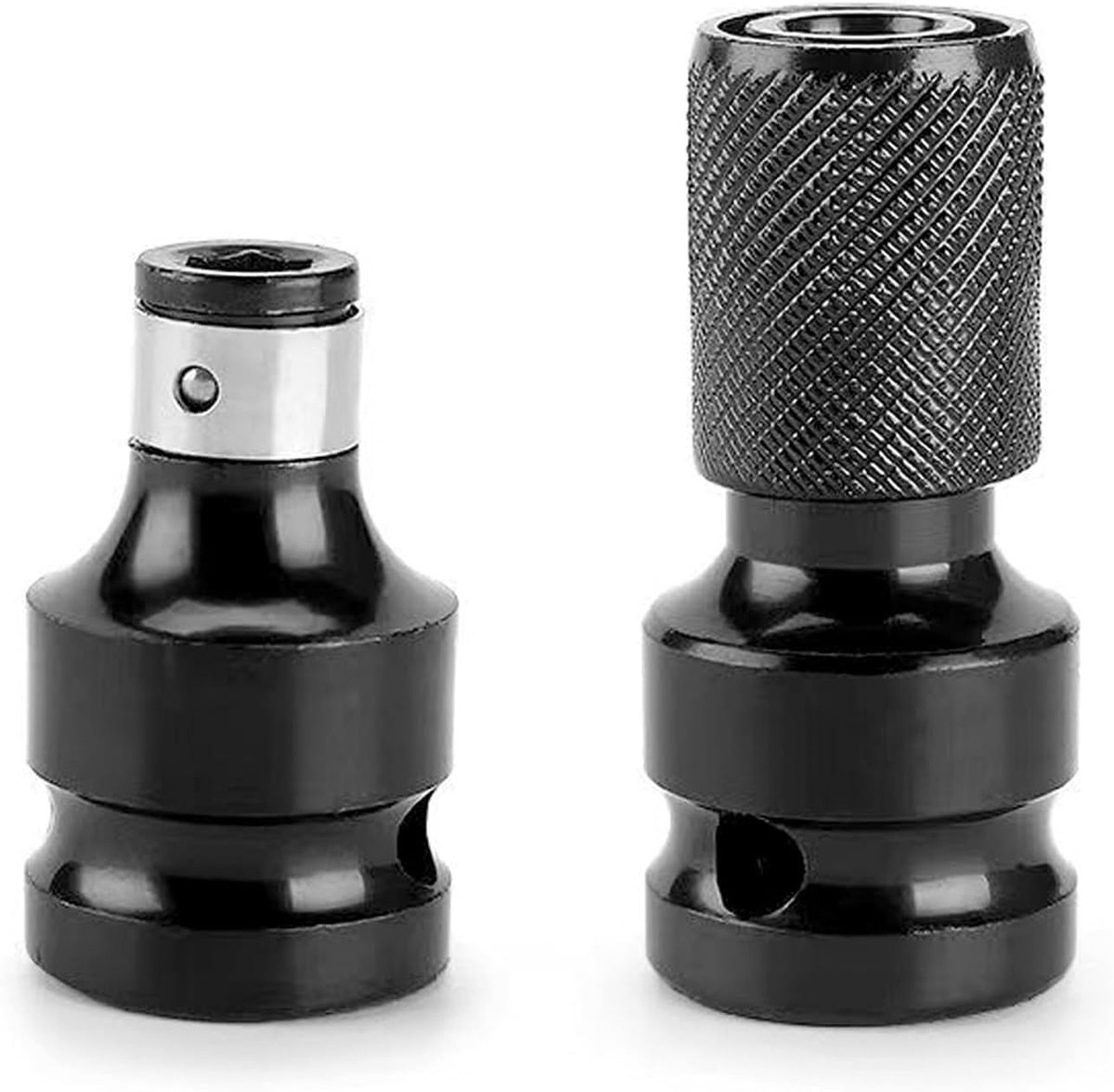 2 stuks Impact Wrench Bit Adapter Bit Holder Socket Adapter van 1/2 naar 1/4 inch, inzetstuk voor schroevendraaier, multifunctioneel gereedschap voor elektrische sleutels en ratels
