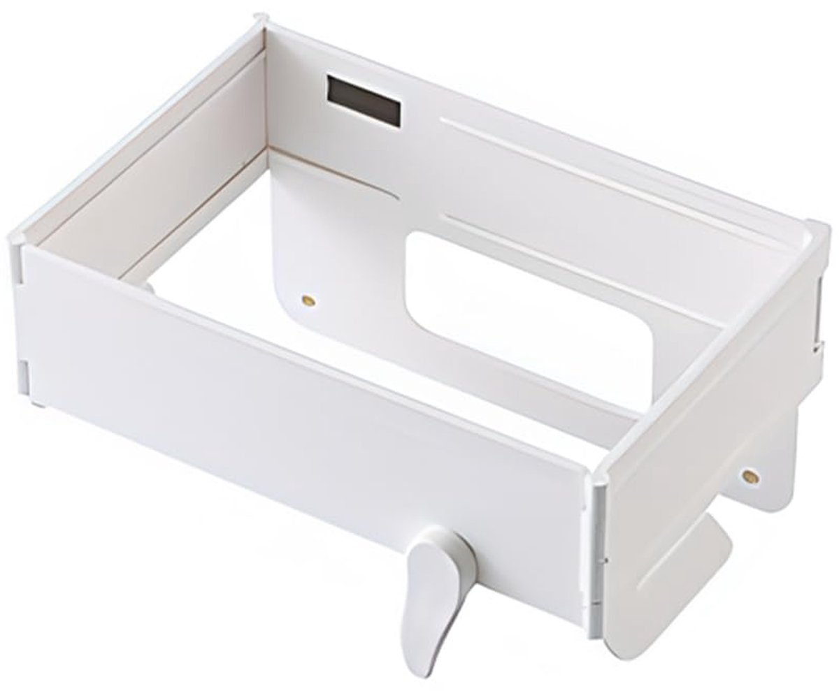 vuilniszakhouder, aan de muur te bevestigen onder de gootsteen, vuilnisbak voor keukenkastjes, deuren, badkamer, slaapkamer, wastafel