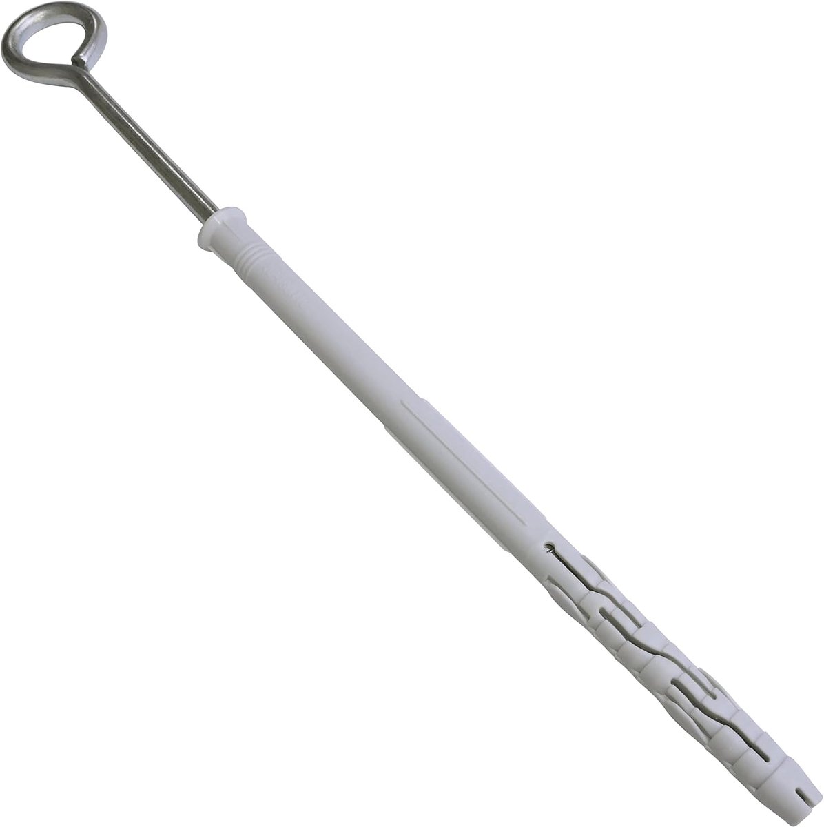 - C57548 - set met 10 universele pluggen Ø 10 x 180 mm van kunststof + 10 ophanghaken met oog/ringen voor gesloten schroeven Ø 7 x 185 mm van staal - beton, massieve baksteen, metselwerk