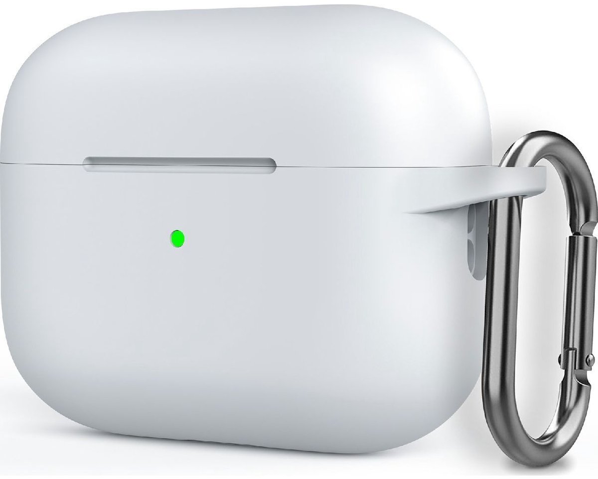Mobigear Hoesje geschikt voor Apple AirPods Pro 2 Hoesje Flexibel Siliconen | Mobigear Classic - Wit