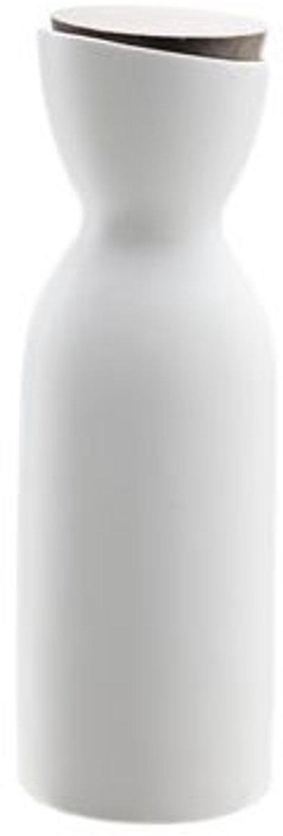 Bottiglia white fles d6.7xh19.8cm