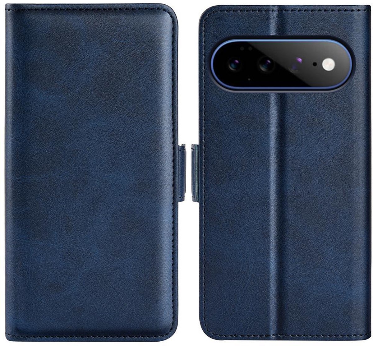 Mobigear Telefoonhoesje geschikt voor Google Pixel 11 Pro XL Hoesje | Mobigear Slim Magnet Bookcase Portemonnee | Pasjeshouder voor 3 Pasjes | Telefoonhoesje voor Pinpas / OV Kaart / Rijbewijs - Donkerblauw