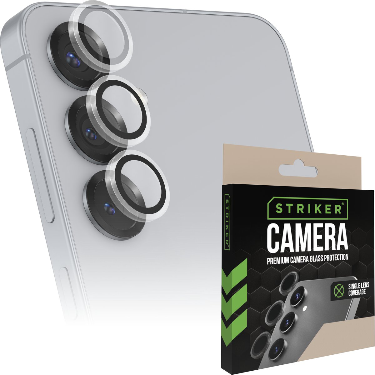 Striker Single Lens Glass Camera Protector - Transparent - Samsung Galaxy A37 5G