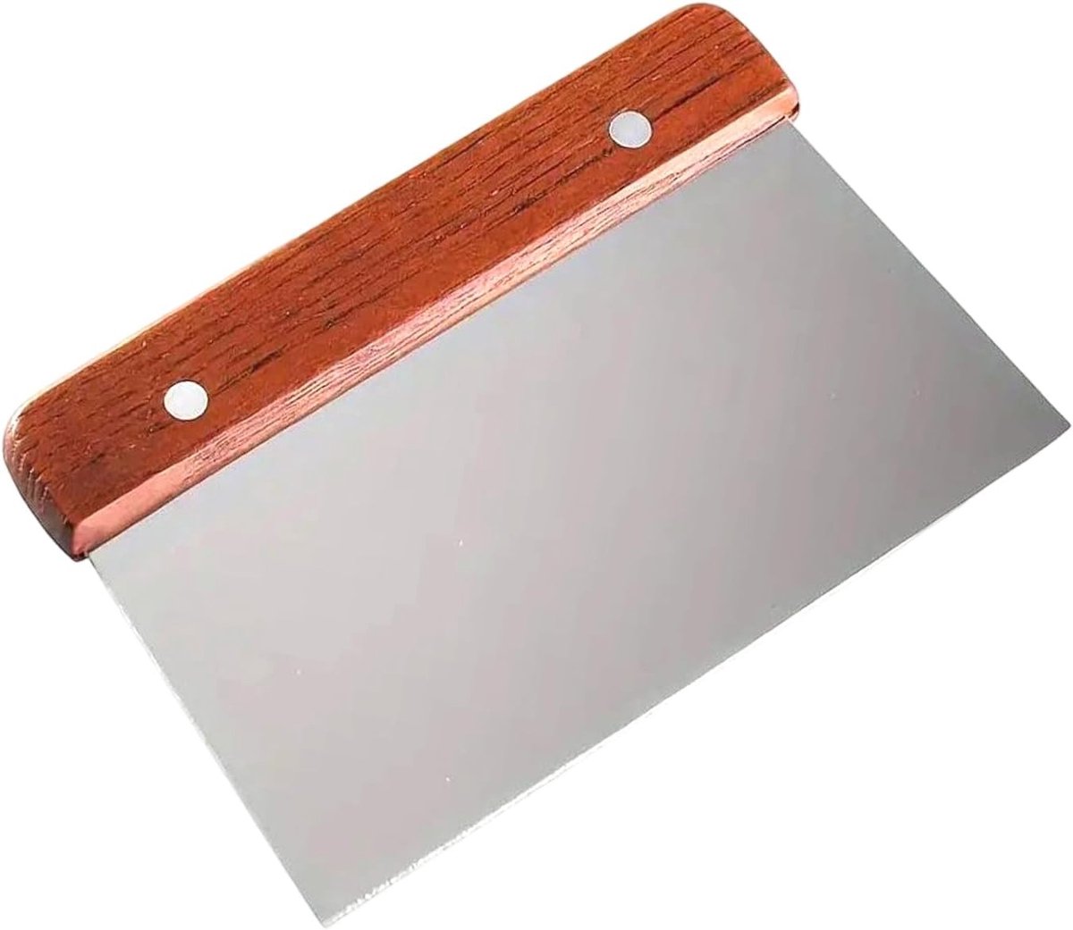 Professionele Pizzasnijder met Houten Handvat en RVS Blade van 15 cm voor Perfecte Pizzastukken
