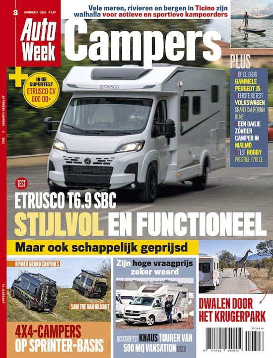 AutoWeek Campers 3-2026 - Alles over campers