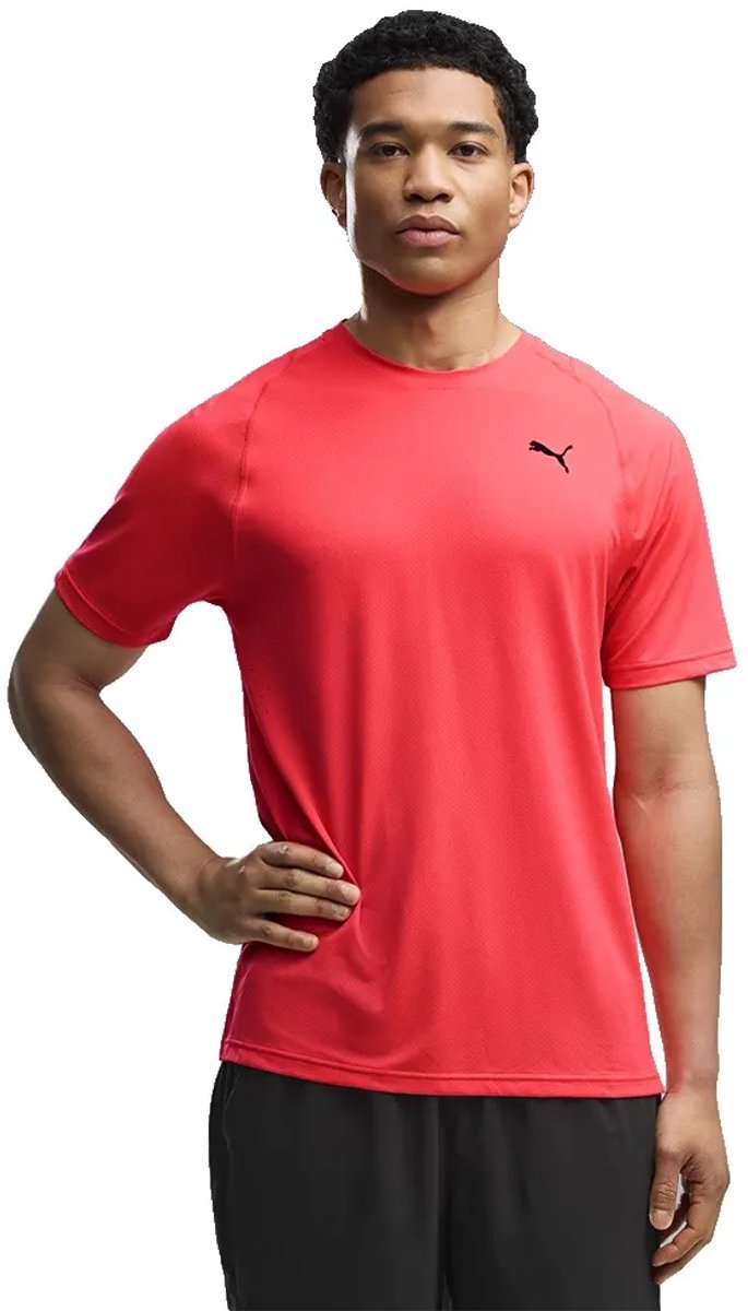 Puma Pwrmode T-shirt Met Korte Mouwen Man Rood