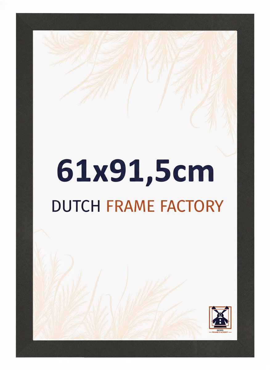Fotolijst 61x91,5 cm - MDF - Zwart Mat - Benno