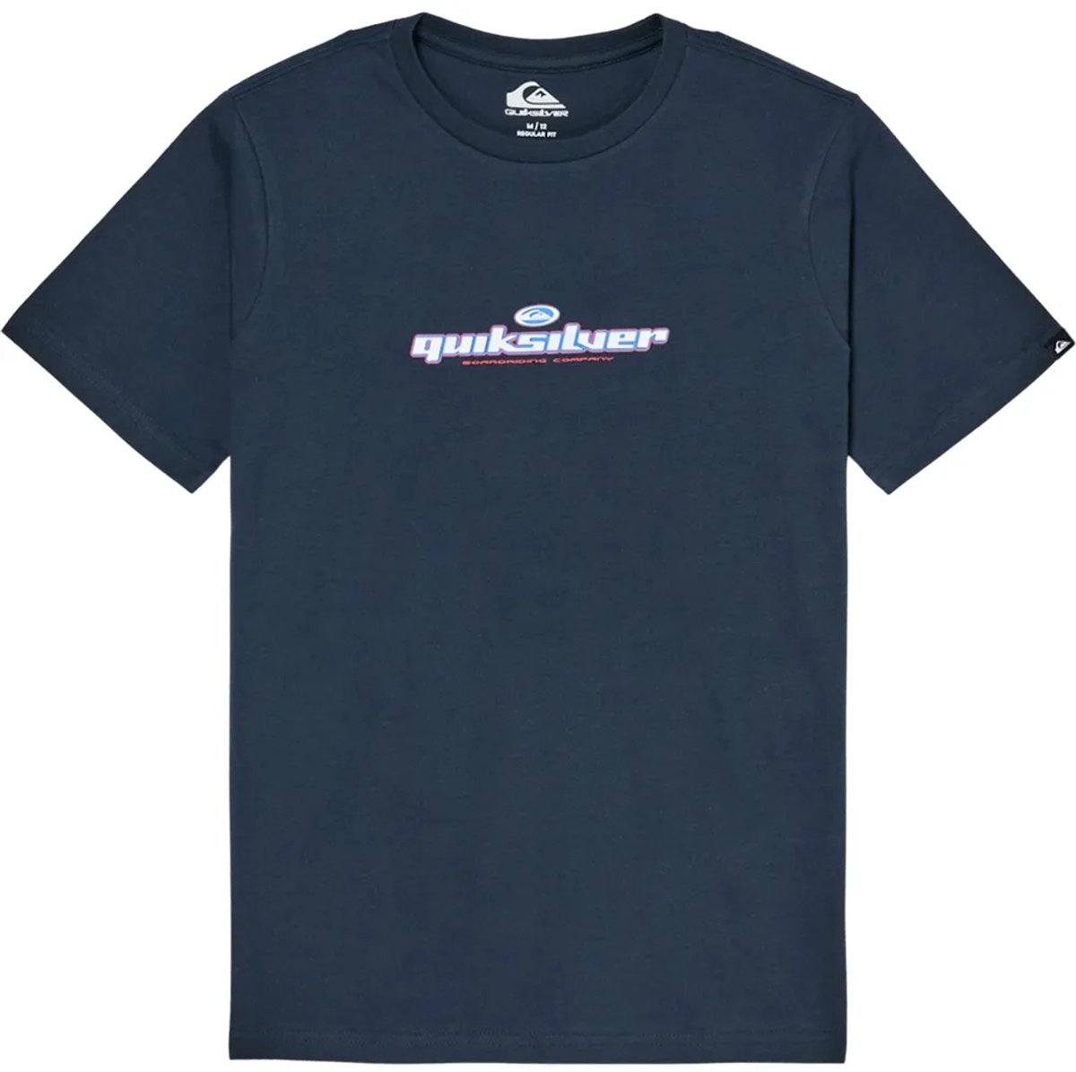 Quiksilver Slacker T-shirt Met Korte Mouwen 12 Years Jongen Blauw