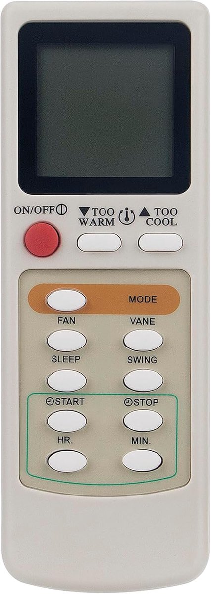 ALLIMITY Replce Remote control fit for Mitsubishi Air Conditioner AC A/C MSD-09NV MSH-12NV EG6C EG7C E02448426 EG7A - ShopVlot