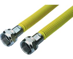 RAM gasslang Ecoflex, M24/1.5mm, le 0.4m, slang RVS, wartelmoer