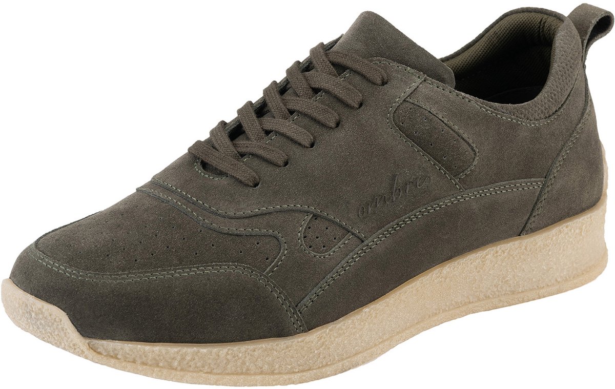 OMBRE Schoenen - Veters - Effen Olijf 42