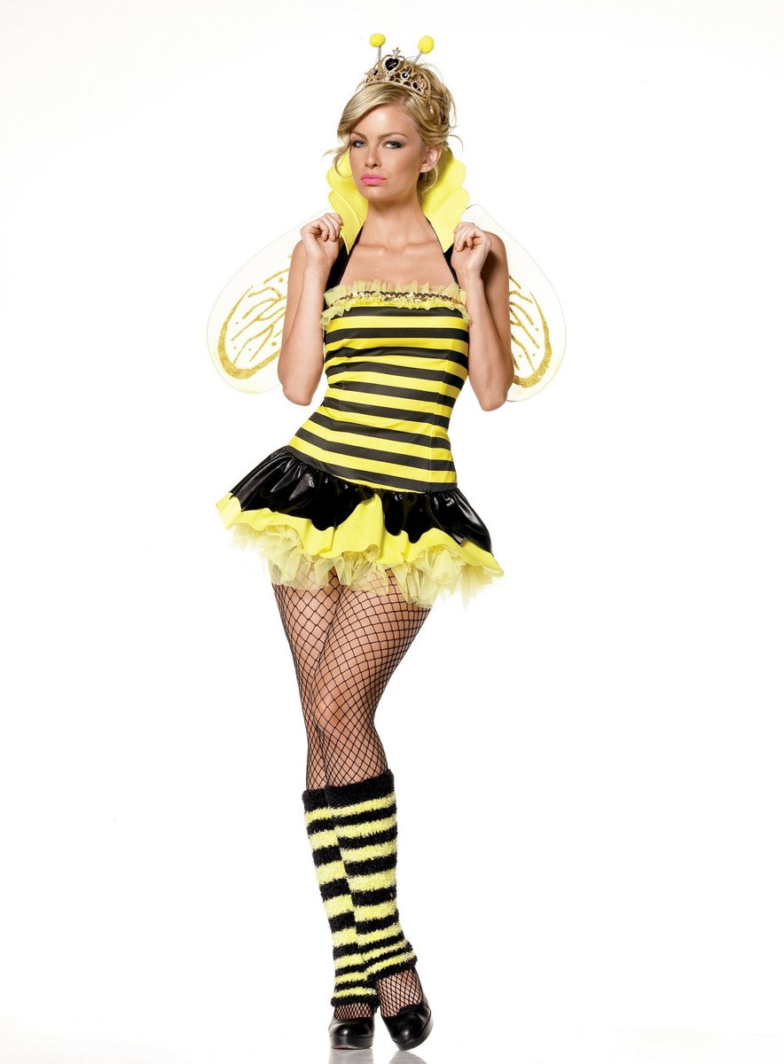 Queen bumble bee ( sexy bij ) - Maat XS