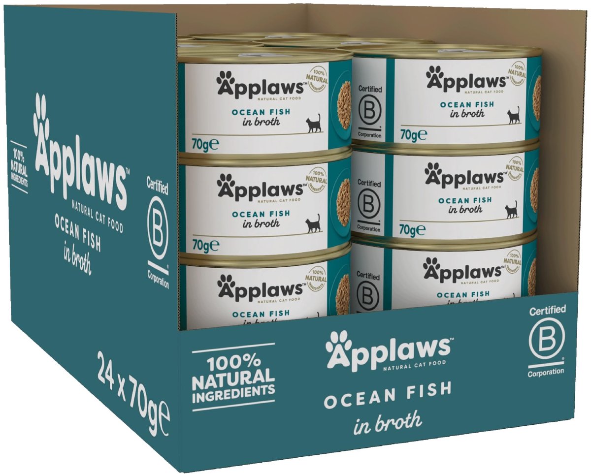 Solidchoice - Natvoer voor Volwassen Katten met Ocean Fish 24 x 70 g
