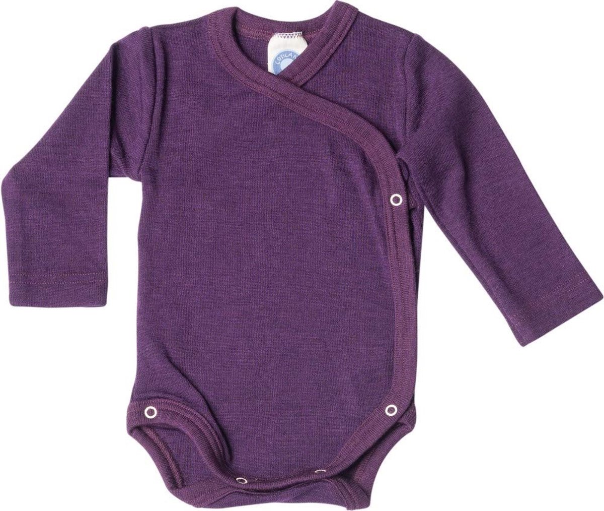 Solidchoice - Baby Langarm Romper van 70% Biologische Merinowol en 30% Zijde