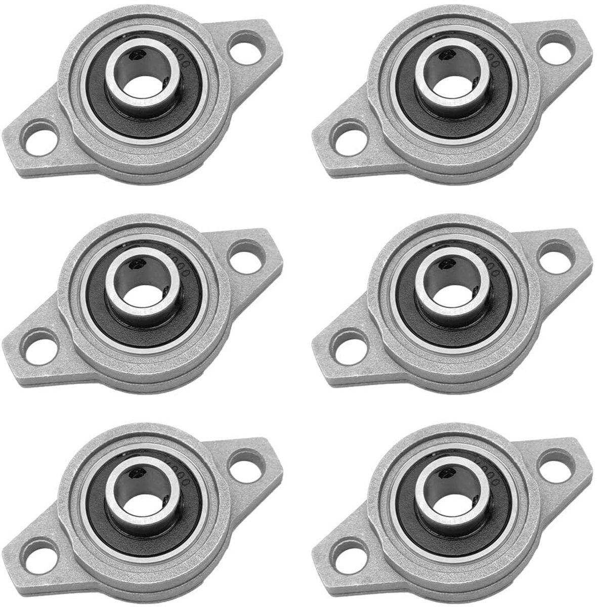 Solidchoice - 6 Stuks Flenslagers KFL000 voor Diverse Machines