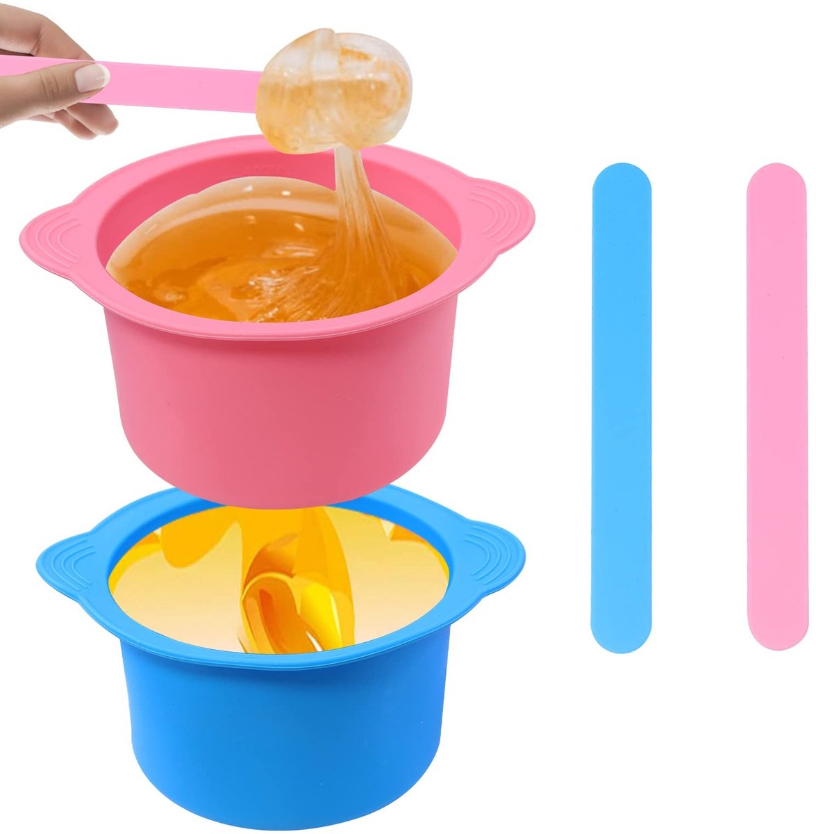 Solidchoice - Set van 2 Verwijderbare Waxkommen voor Waxverwarmers