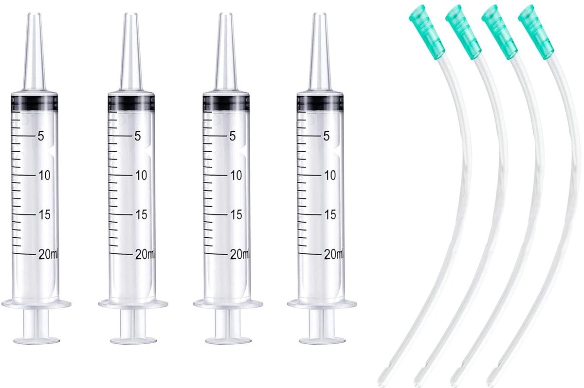 Solidchoice - Set van 4 Plastic Spuiten zonder Naald