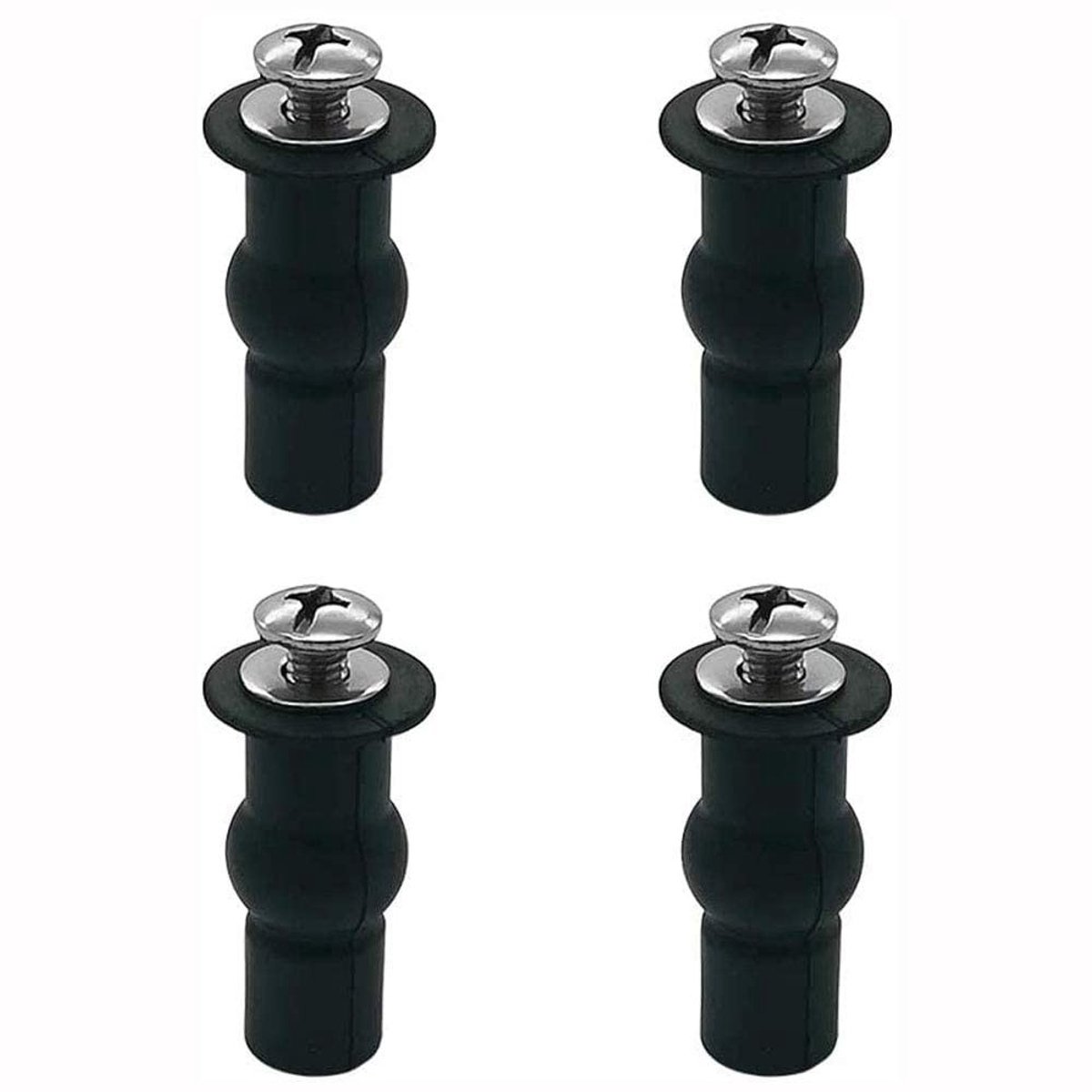 Solidchoice - 4 Stuks Rubber Expansiebolts voor Toiletzitting