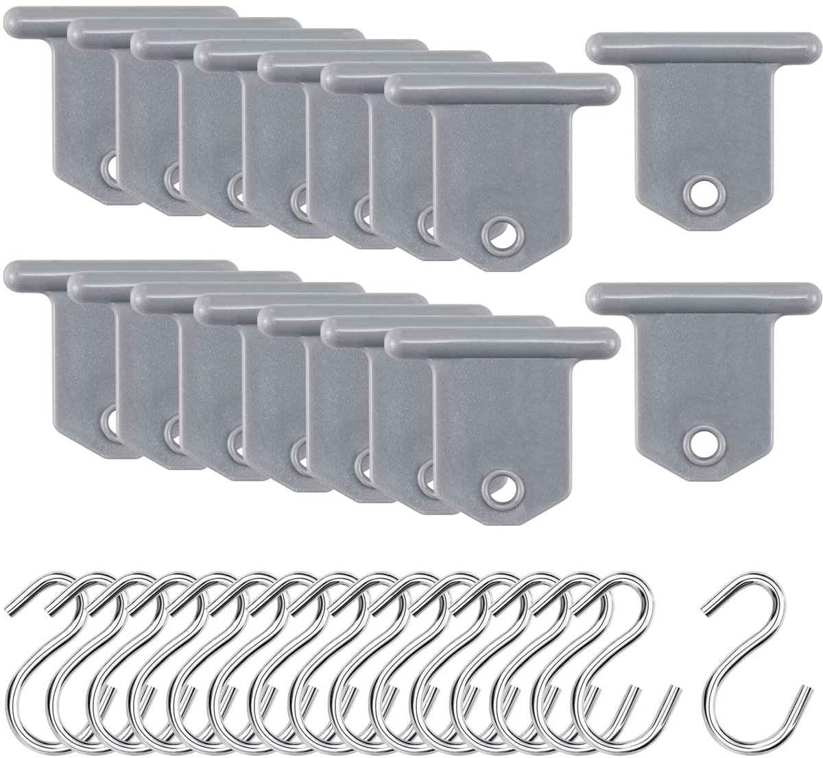 Solidchoice - 16 Stuks S-Haken voor Canopy en Tent Decoratie