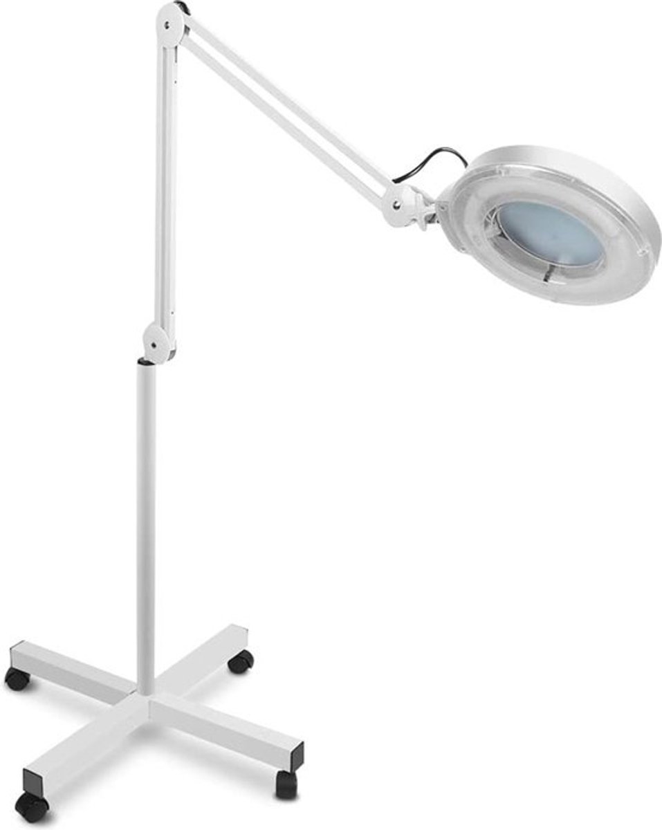Vloer loeplamp met verlichting