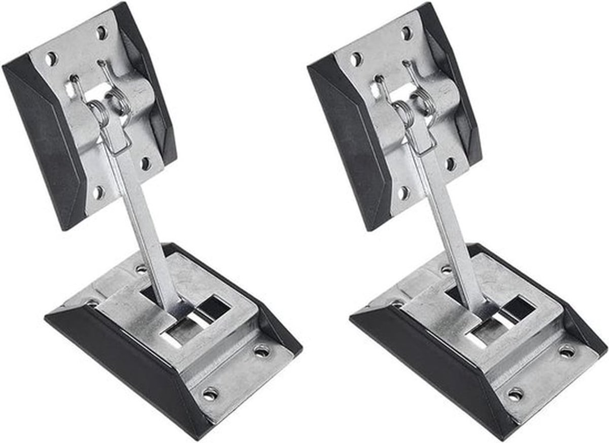 Duurzame Deurvergrendeling voor Camper en Aanhanger, 2 Stuks in Roestvrij Staal, ABS-kunststof, Ideaal voor Caravans, Aanhangers en Bagage