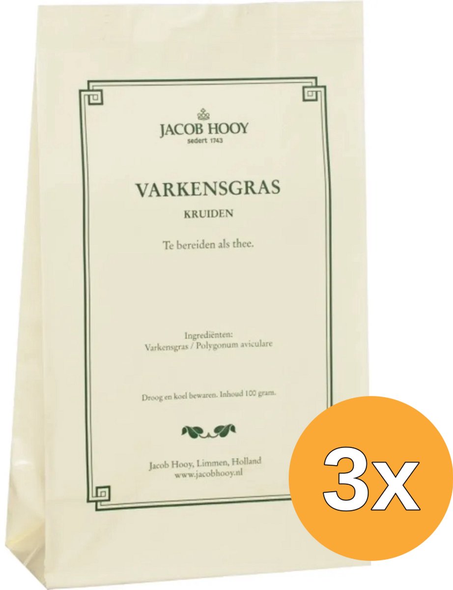 3x Jacob Hooy Varkensgras (100 gr)