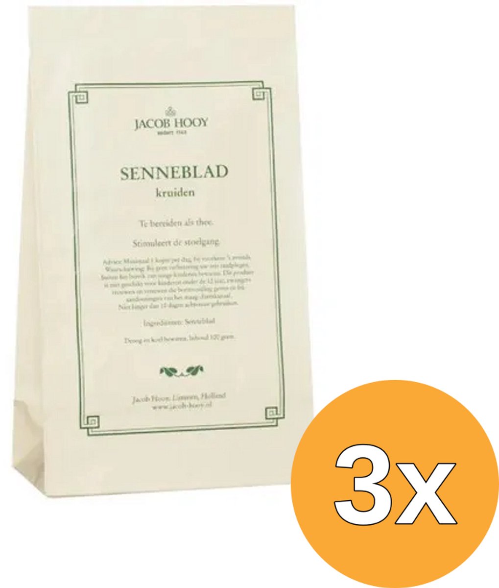 3x Jacob Hooy Senneblad Thee (100 gr)