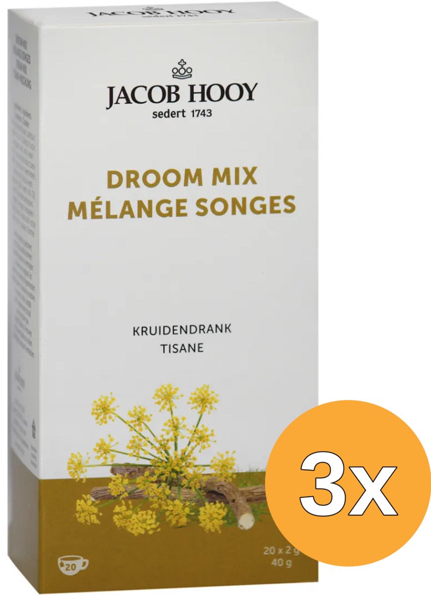 3x Jacob Hooy Droommix (20 stuks)
