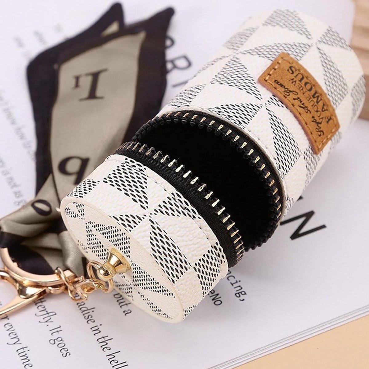 Mini Opbergdoos voor Lippenstift, Sleutelhanger en Make-up Organizer voor Handtas