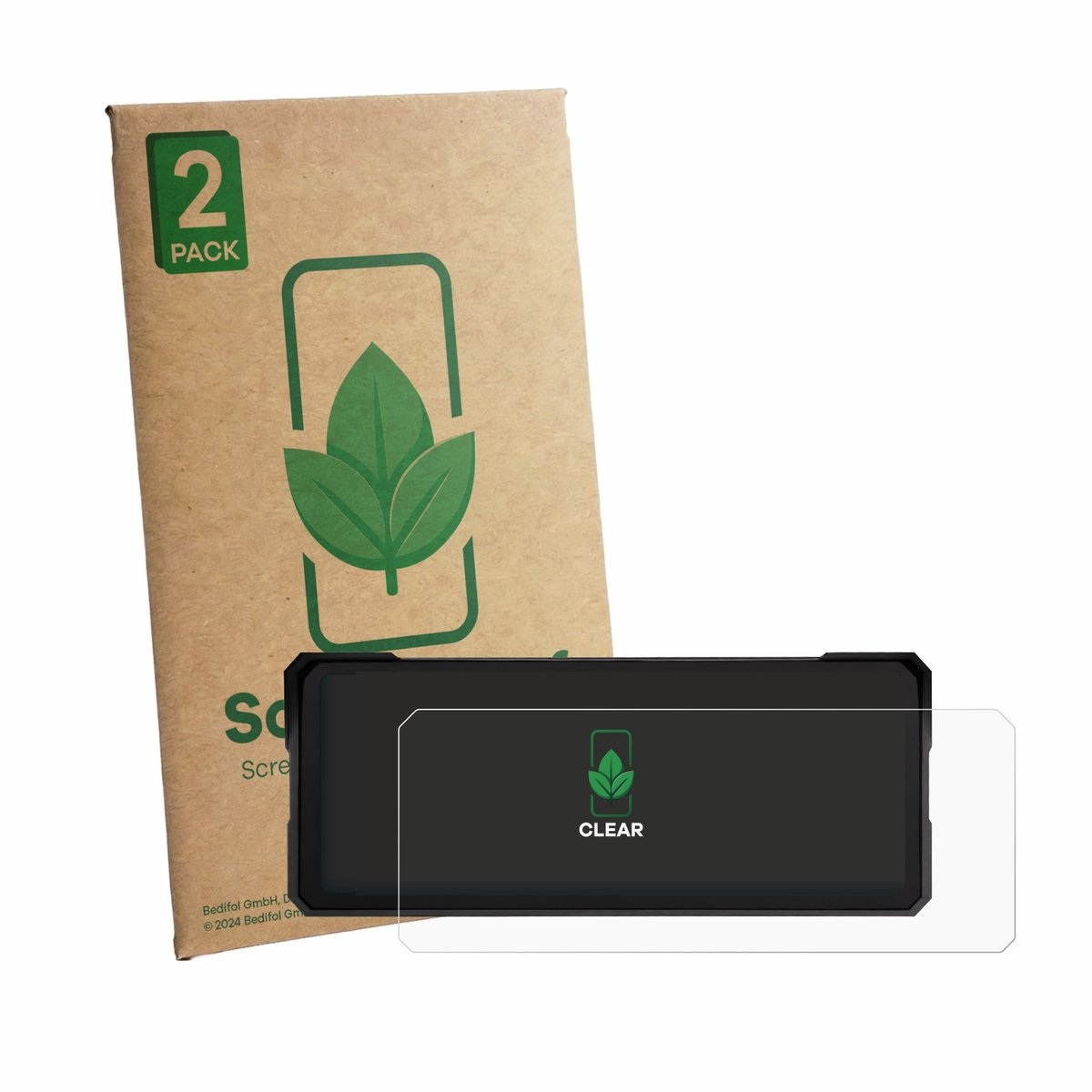 2 Stuks Screenprotector voor Jansite MT36 8.1" - Hoogwaardige Beschermfolie transparant
