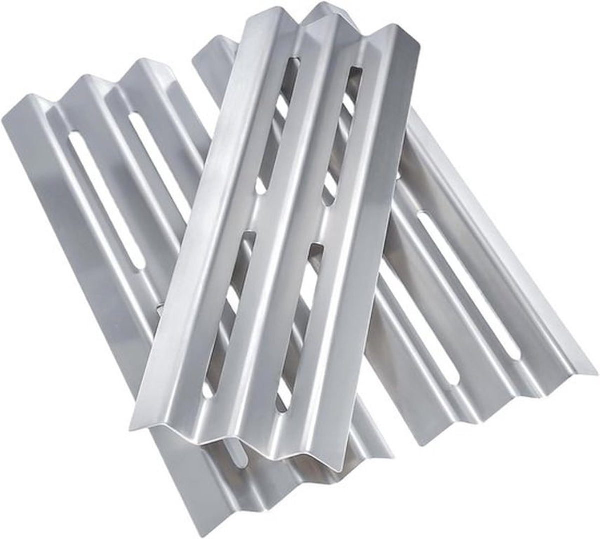 Roestvrijstalen branderafdekking 42 x 15.2 cm voor gasgrills, hitteplaat, vervangingsonderdelen, geschikt voor LEX 485, 605, 730, Legend 485, Mirage 485, Lifestyle 485