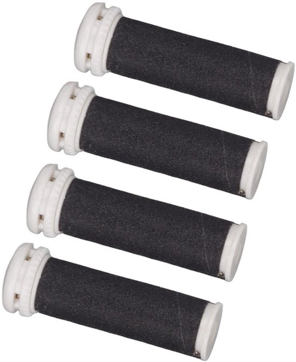 Vervangingsrollen - 4 stuks - Voor een zijdezachte huid - Vervangingsrol voor voetvijl - Geschikt voor voetpedicure - 5 cm