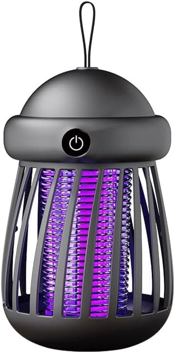 Deze draagbare elektrische insectenverdelger heeft twee lichtstanden en een USB Type-C-oplaadpoort, waardoor hij geschikt is Geschikt voor op reis, in slaapkamers, keukens en andere ruimtes.