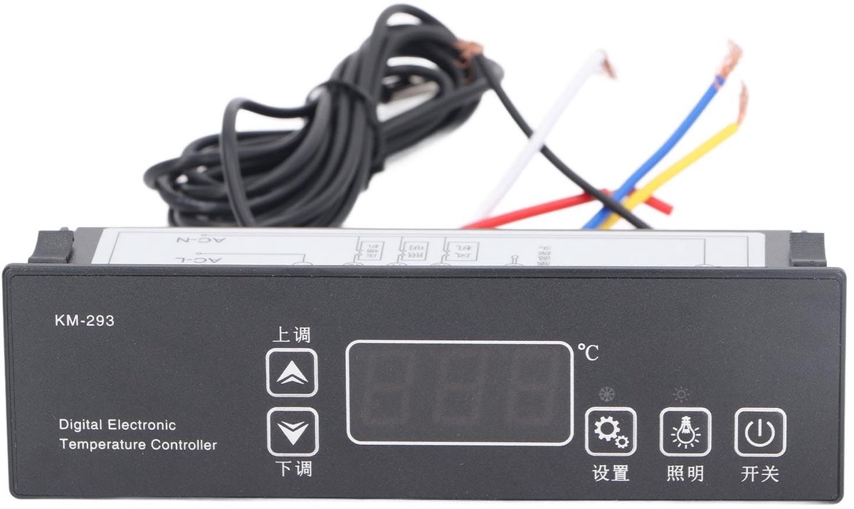 Solidchoice - Digitale Temperatuurcontroller met NTC Sensor voor Koelkast