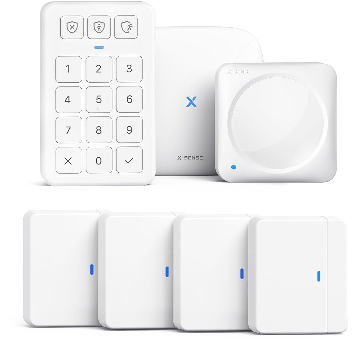 Solidchoice - Slimme Rook- en Koolmonoxidemelder met Vervangbare Batterij