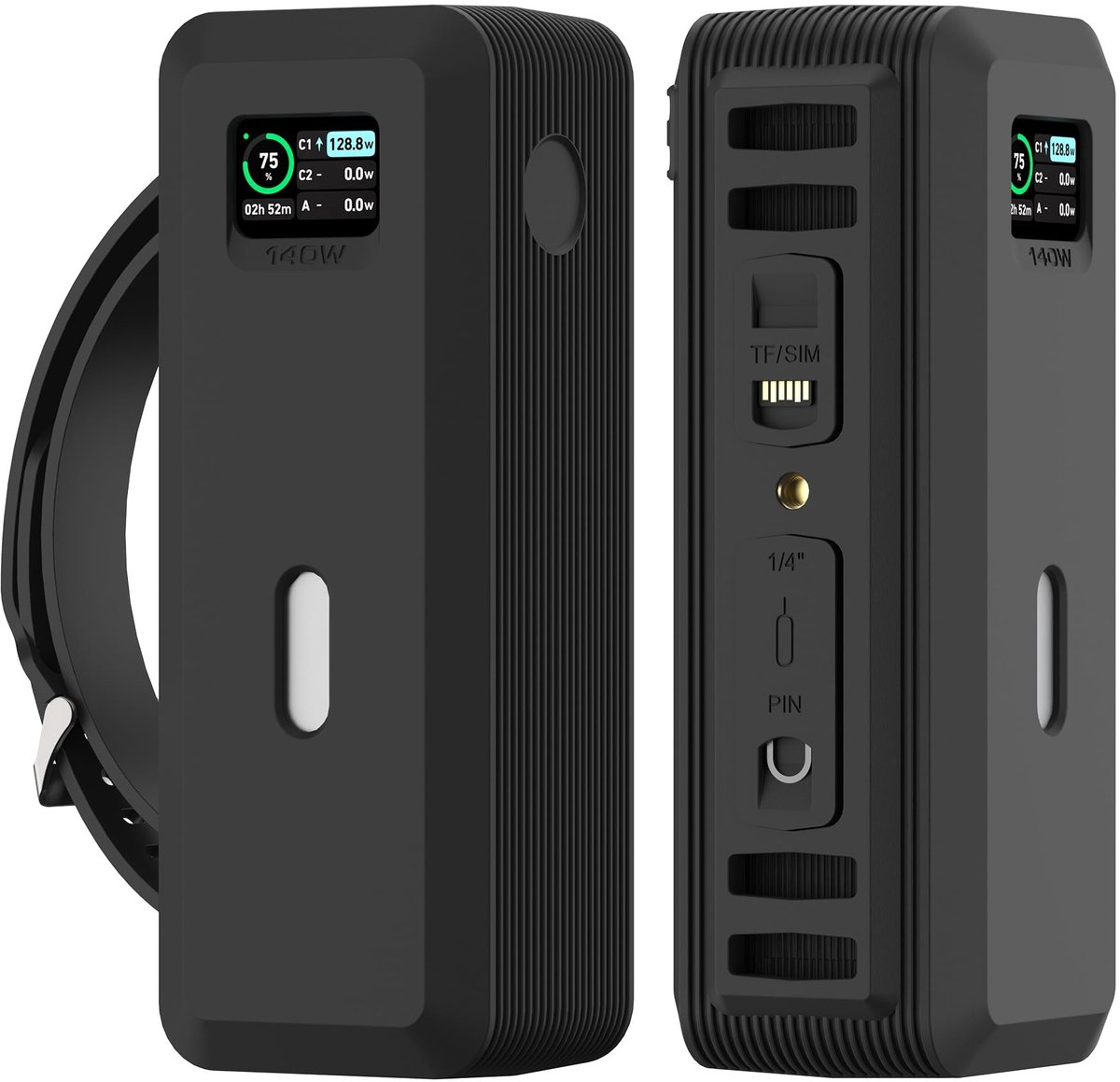 Solidchoice - Silicone Beschermhoes voor Anker 737 Powerbank 24.000mAh (Zwart)