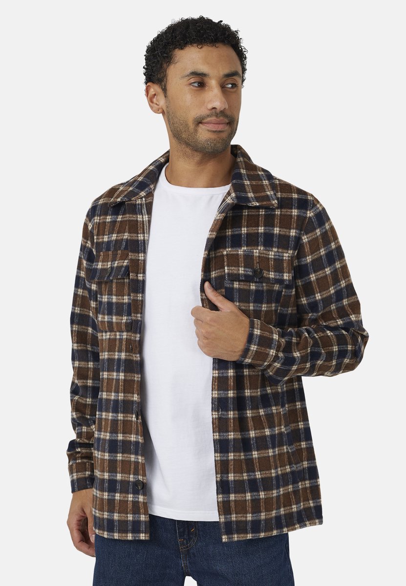 Brave Soul Outdoorshirt Polyester Mannen – meerkleurig Multicolor