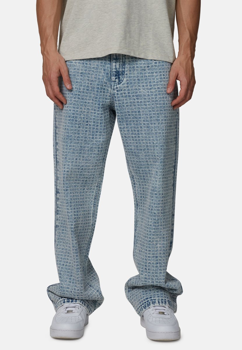 Good For Nothing - Broek - Katoen - Mannen - Maat 28 - blauw