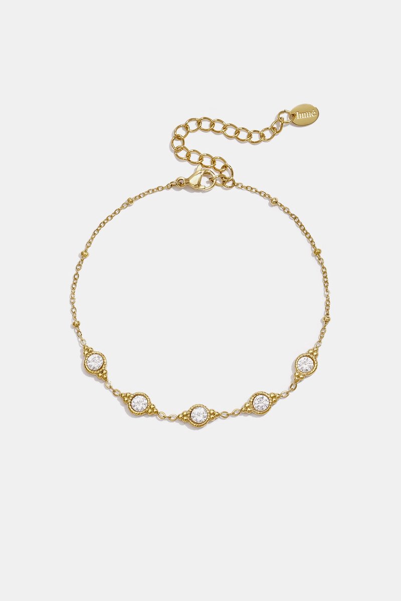 Lumé - Geometrische Armband - Goud - Stainless Steel - - Goud
