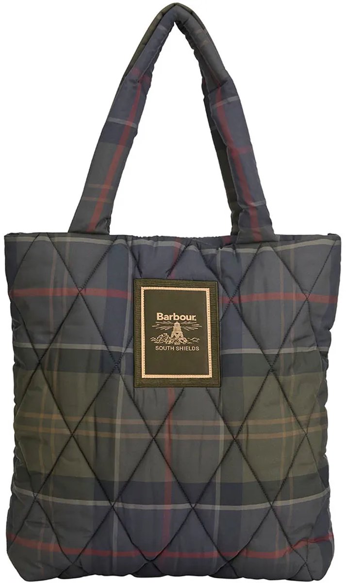 Barbour Arlene Stoffentas Grijs