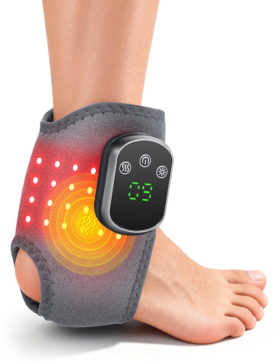 Solidchoice - Draadloos Voetmassageapparaat met Warmte en Trillingen